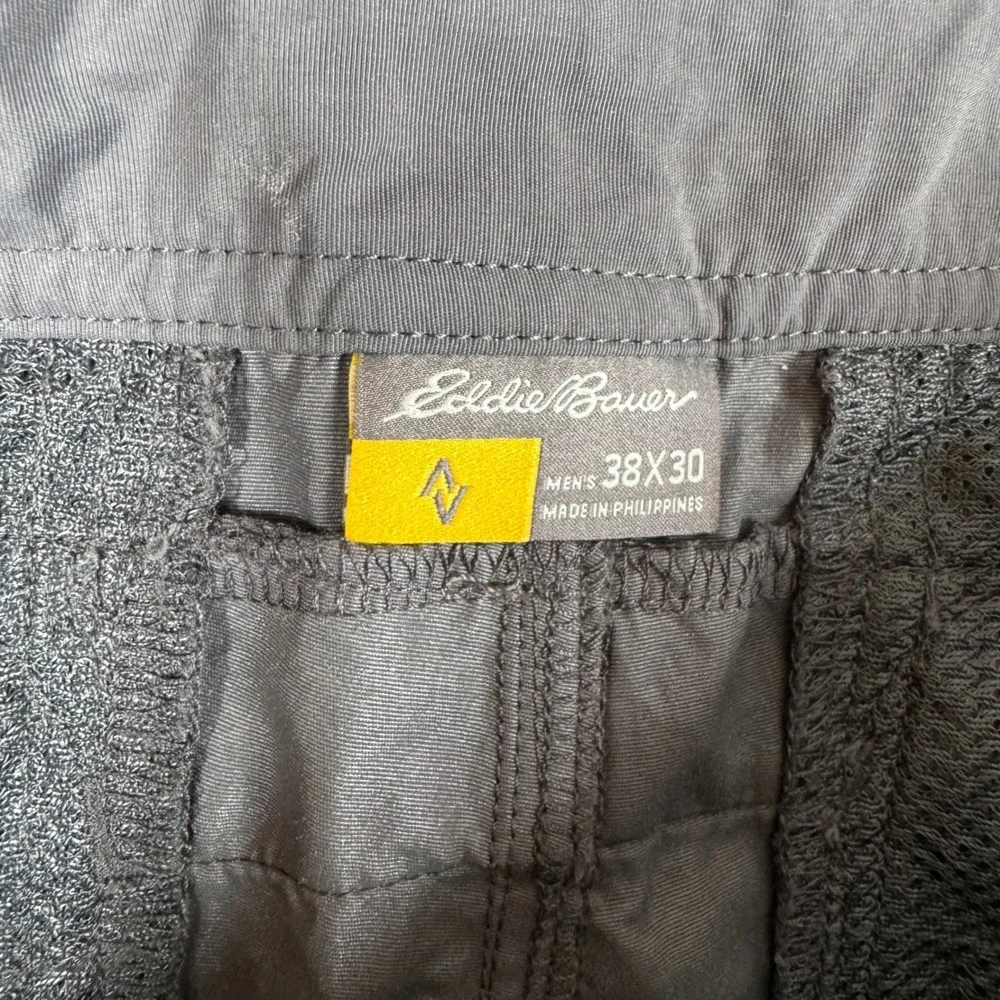 Eddie Bauer Cargo Pants Mens 38x30 Gray First Ascent Guide Hiking Trousers
